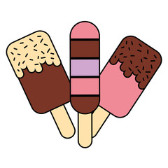 Sticker - ice cream cone popsicle