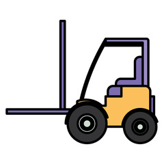 Wall Mural - Lift truck icon