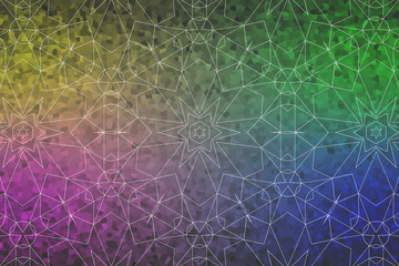 Poster - Color Modern geometric seamless pattern. For design, page fill, wallpaper.