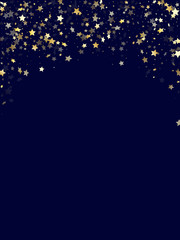 Wall Mural - Gold gradient star dust sparkle vector background.