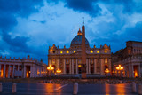 Fototapeta Psy - Old Vatican Town of Rome, Italy in Europe