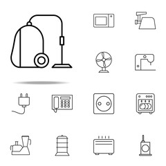 Poster - a vacuum cleaner icon. web icons universal set for web and mobile