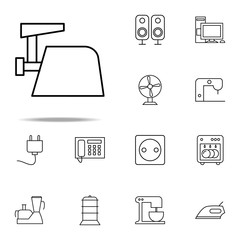 Poster - meat grinder icon. web icons universal set for web and mobile