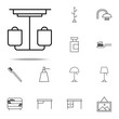 © Anar - chandelier icon. web icons universal set for web and mobile