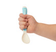 © nathan9584 - Hand holding Baby Spoon Isolated on white background