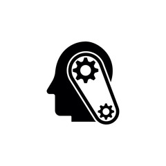 Poster - ideas in mind icon. Element of human thinking set icon. Premium quality graphic design icon. Signs and symbols collection icon for websites, web design, mobile app