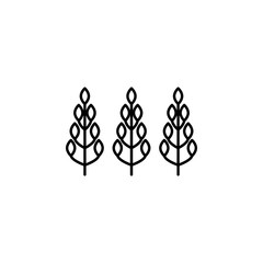 Poster - farm plant icon. Element of farm product icon for mobile concept and web apps. Thin linefarm plant icon can be used for web and mobile