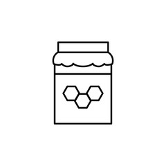 Poster - farm, honey icon. Element of farm product icon for mobile concept and web apps. Thin linefarm, honey icon can be used for web and mobile