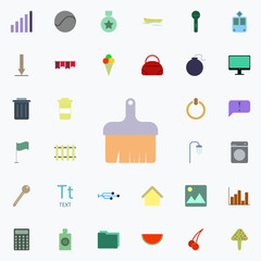 Aufkleber - construction brush icon. color web icons universal set for web and mobile