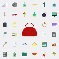 Aufkleber - sports bag icon. color web icons universal set for web and mobile