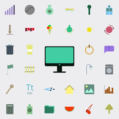 Aufkleber - monitor icon. color web icons universal set for web and mobile