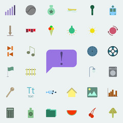 Aufkleber - Announcement message icon. color web icons universal set for web and mobile