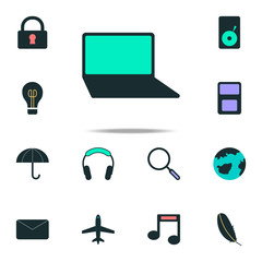 Aufkleber - a laptop icon. web icons universal set for web and mobile