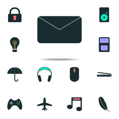 Aufkleber - the envelope icon. web icons universal set for web and mobile