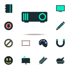 Aufkleber - projector icon. web icons universal set for web and mobile
