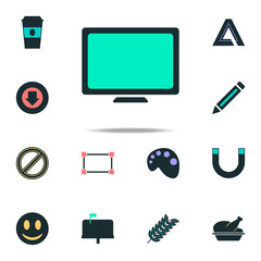 Aufkleber - monitor icon. web icons universal set for web and mobile