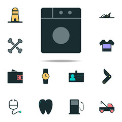 Aufkleber - washing machine icon. web icons universal set for web and mobile