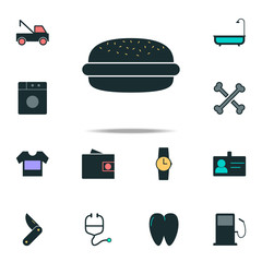 Aufkleber - hamburger icon. web icons universal set for web and mobile