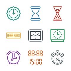 Sticker - 9 countdown icons