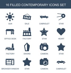 Poster - contemporary icons