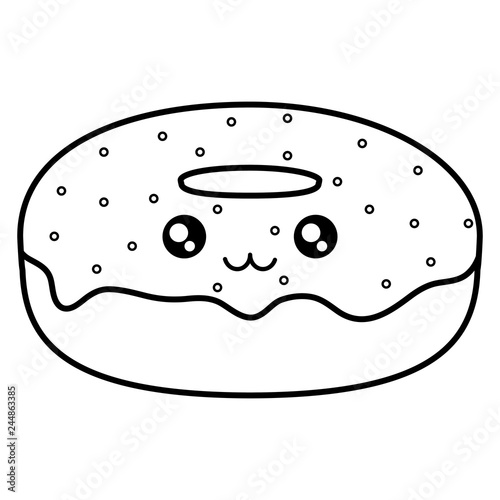 Sweet Donuts Kawaii Character Buy This Stock Vector And Explore Similar Vectors At Adobe Stock Adobe Stock