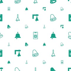 Poster - doorbell icons pattern seamless white background