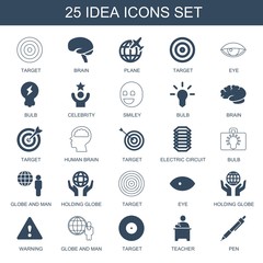 Aufkleber - 25 idea icons