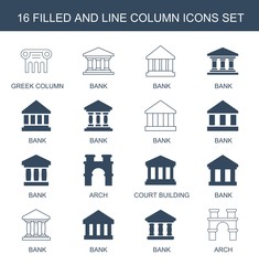 Sticker - 16 column icons