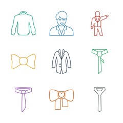 Poster - 9 tie icons