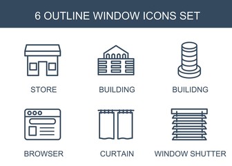 Canvas Print - 6 window icons