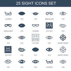 Aufkleber - sight icons