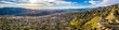 Los Angeles Highlands Norden Vorort Aerial Landschaft Berge USA Kalifornien