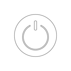 Fototapete - start icon. Element of cyber security for mobile concept and web apps icon. Thin line icon for website design and development, app development