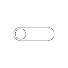 Fototapete - Toggle switch web icon. Element of cyber security for mobile concept and web apps icon. Thin line icon for website design and development, app development