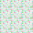 © Veta - Seamless abstract pattern background with a variety of colored circles.