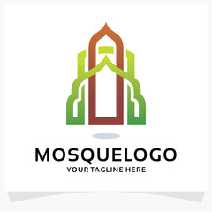 Poster - Mosque Logo Design Template Inspiration