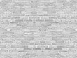 White and gray brick wall texture stained background