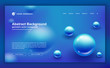 © zadin - Trendy abstract liquid fluid background for your landing page design. Minimal background for website designs. Trendy blue gradient background. EPS10 vector background.