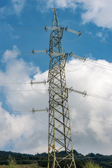 High voltage tower - Power line