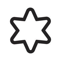 Poster - Star vector icon