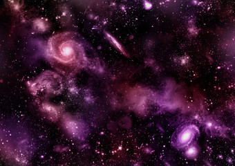 a space of the galaxy ,atmosphere with stars at dark background
