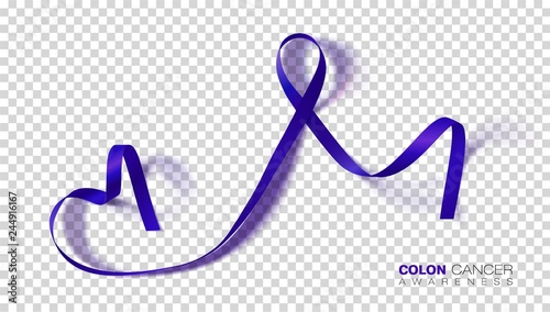 Colon Cancer Awareness Month Dark Blue Color Ribbon Isolated On Transparent Background Colorectal Cancer Vector Design Template For Poster Buy This Stock Vector And Explore Similar Vectors At Adobe Stock