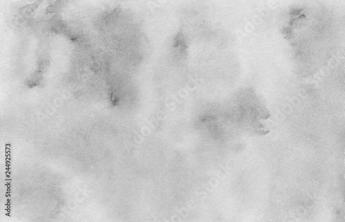 Abstract Dark And Light Gray Watercolor Background Wash Technique