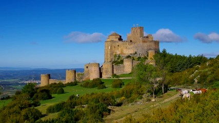 Canvas Print - Castillo de Loarre in Aragonien, Spanien