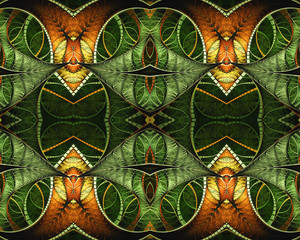 Canvas Print - Abstract 3d computer generated multicolored beautiful artwork patterns