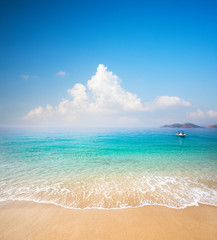 Wall Mural - beach and beautiful tropical sea