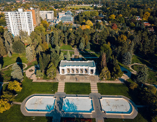 Cheesman Park aerial view