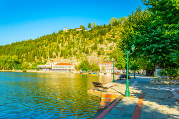 Sticker - Waterfront of Kastoria, Greece