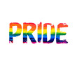 Gay Pride Word Concept