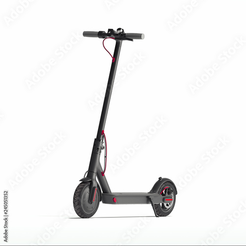 Fotografía Electric scooter isolated on white background